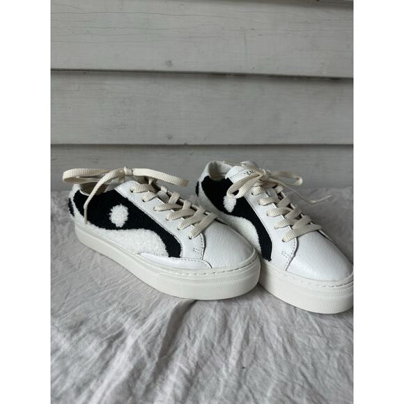 Soludos Shoes - Anthropologie Soludos Yin Yang Sneakers Leather Comfort Shoes Size 9